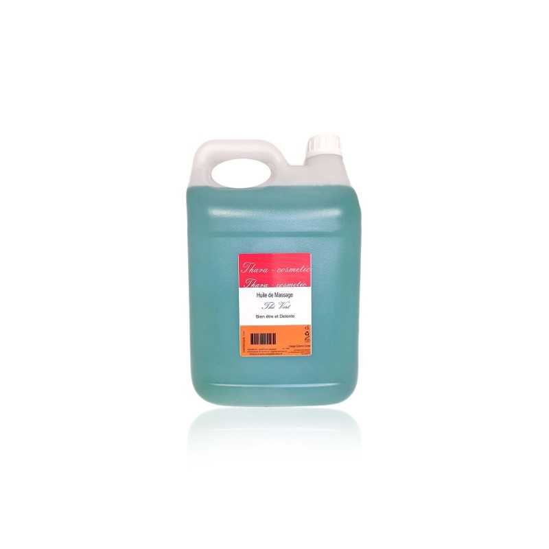 Huile de Massage Thés vert – Relaxante et Adoucissante | Thara Shop